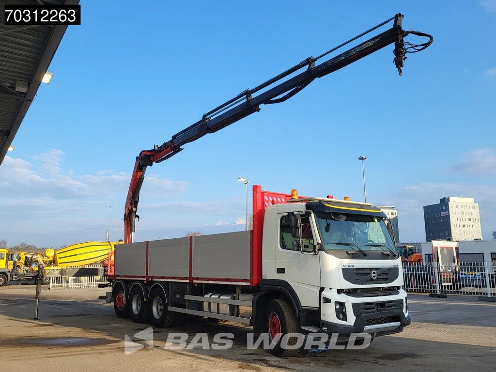 Volvo FMX FMX 410 8X4 Palfinger PK20001 K Crane Lift+steering axle Automatic VEB Euro 5