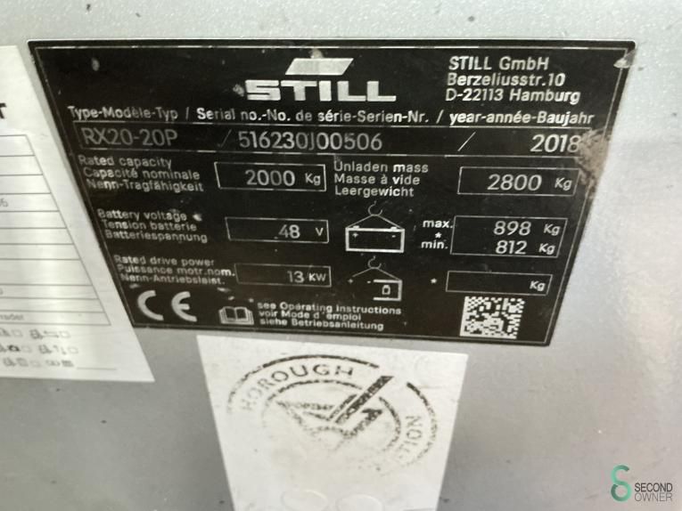 Gabelstapler Elektrisch Still RX20-20P 2018 3.+4. Ventil