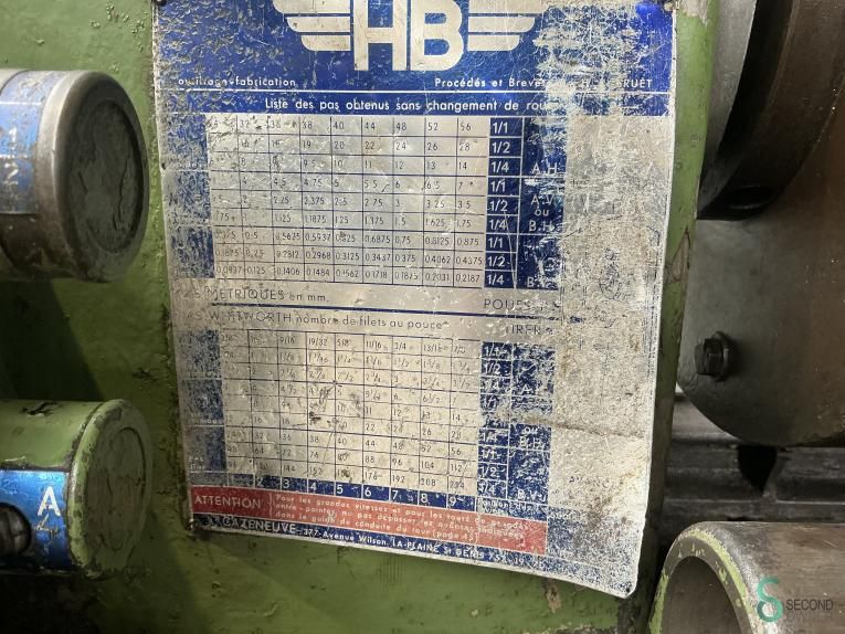 Horizontal lathes Cazeneuve HB725x1600mm