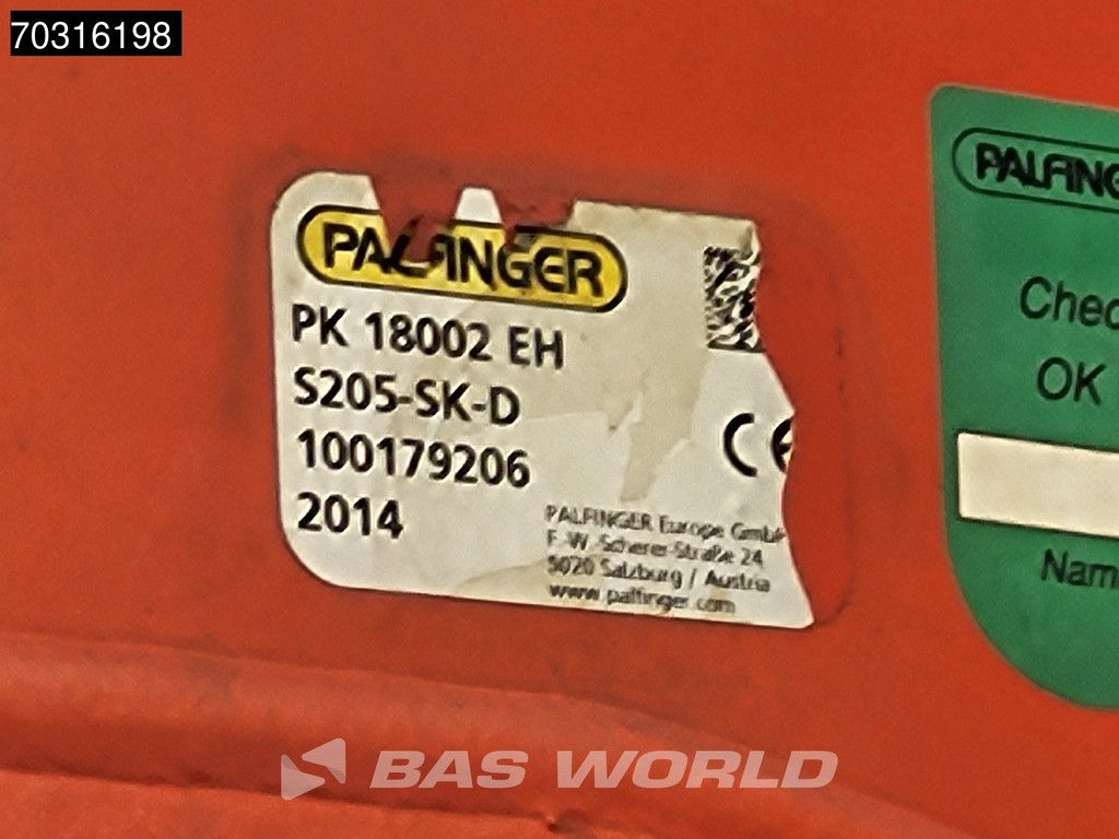 Palfinger Trakker PK18002EH 6X4 Palfinger PK18002 EH Kran Crane Remote control