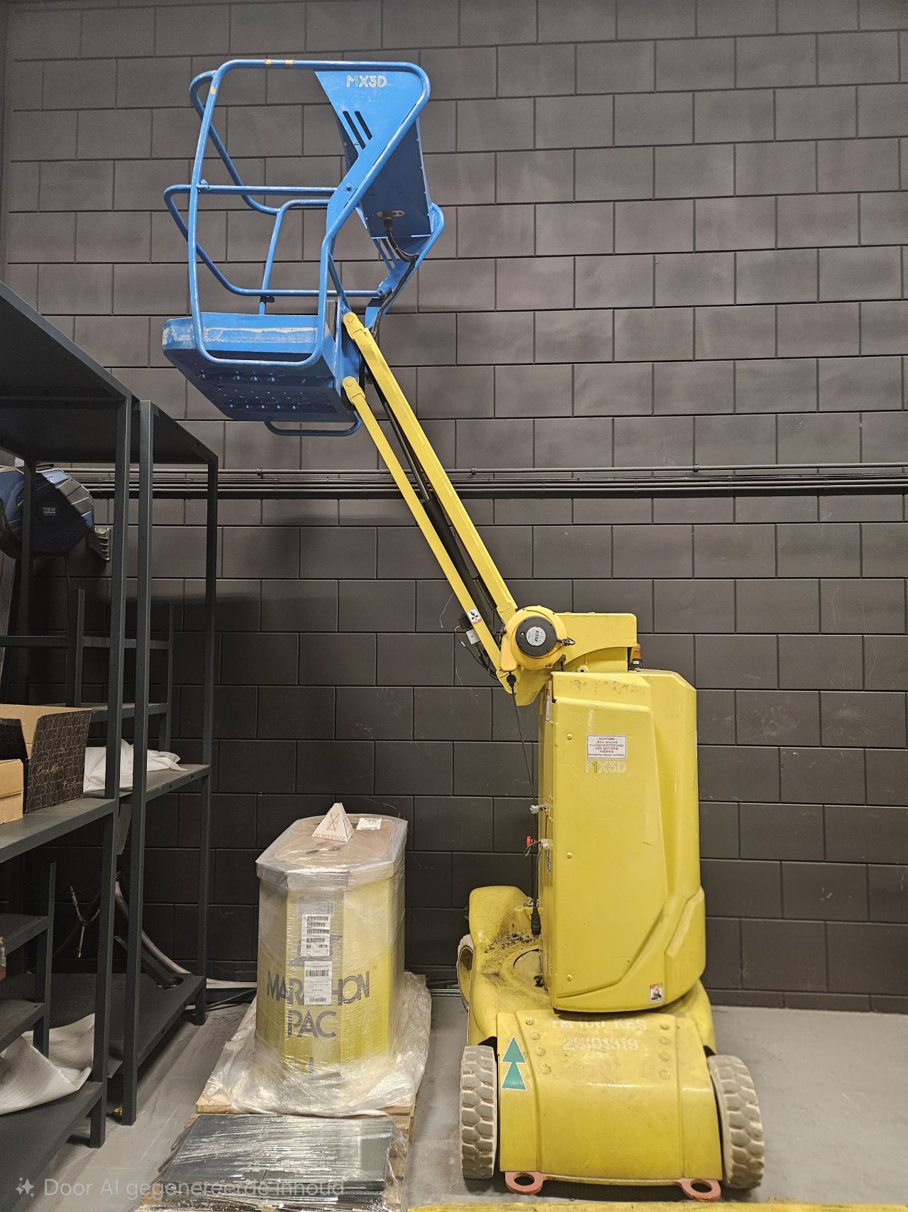 Hoogwerker, vertical mast lift, verreiker