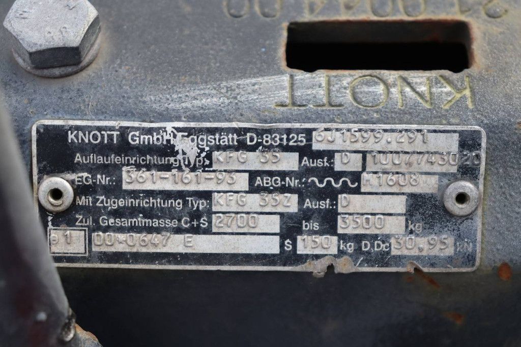 Machinetransporter Bockmann ATH4320/35 3500kg 2011