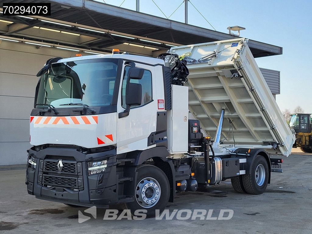 Renault C 430 4X2 NEW! HIAB X-Hiduo 138 Crane 6m3 Dautel 3-Side tipper Euro 6