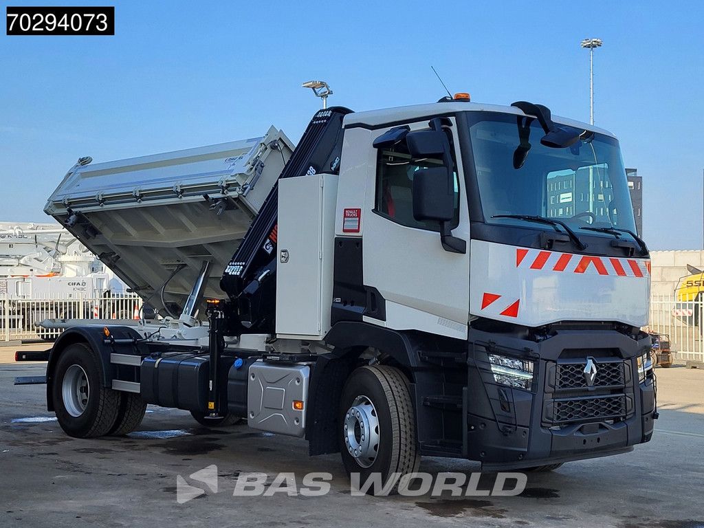 Renault C 430 4X2 NEW! HIAB X-Hiduo 138 Crane 6m3 Dautel 3-Side tipper Euro 6