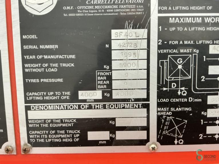 Seitenlader Diesel Fantuzzi SF40L 1995