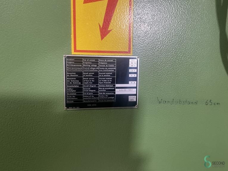 Flachschleifmaschinen Blohm HFS 204