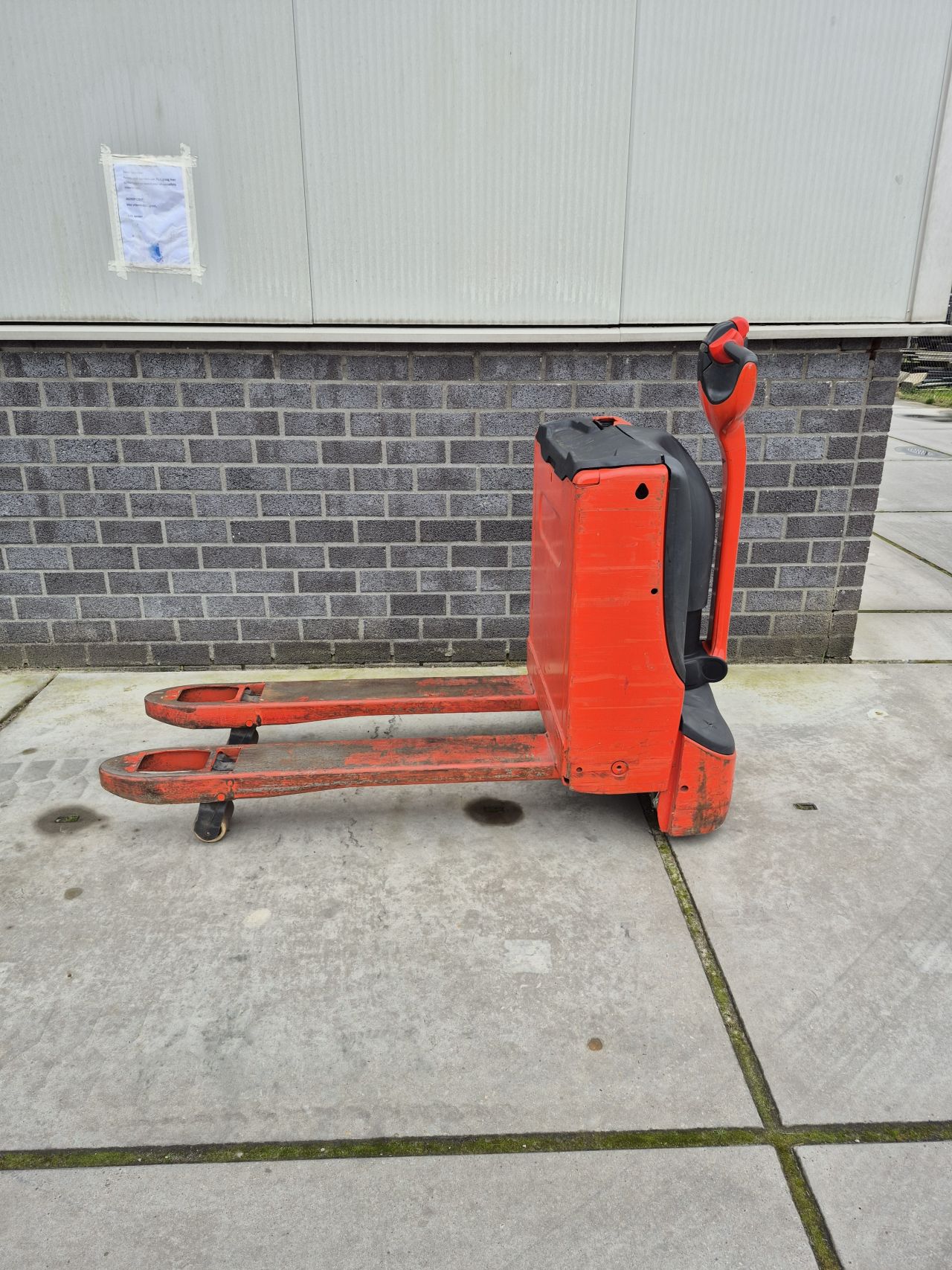 Linde T16 elektrische palletwagen 2017 549 uur