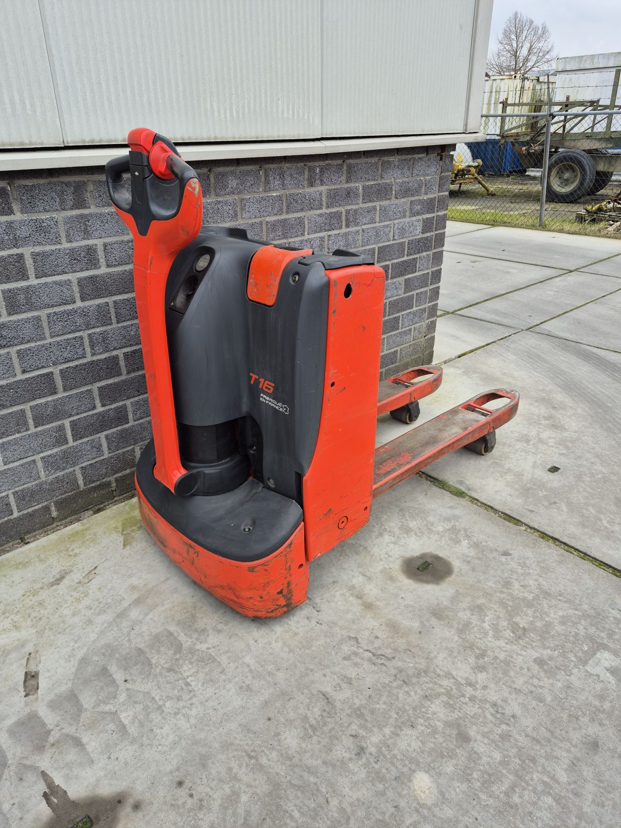 Linde T16 elektrische palletwagen 2017 549 uur