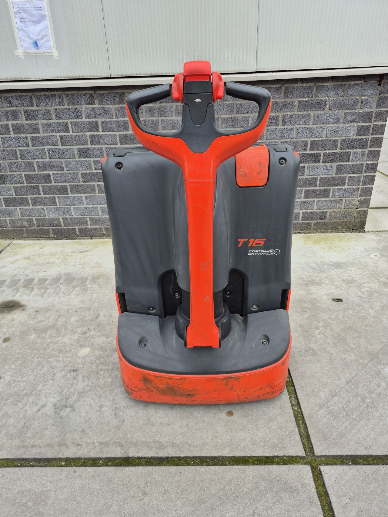 Linde T16 elektrische palletwagen 2017 549 uur