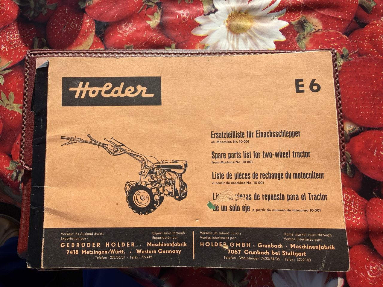 Holder E6