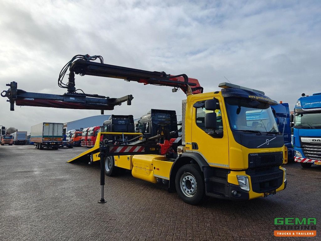 Volvo FE 320 4x2 DayCab Euro6 CNG – Pallfinger PK16000T + Prolux-Rahmen 3500 kg / De Groot Techniek 6002 + Winde 3560 kg + Brill 4500 kg