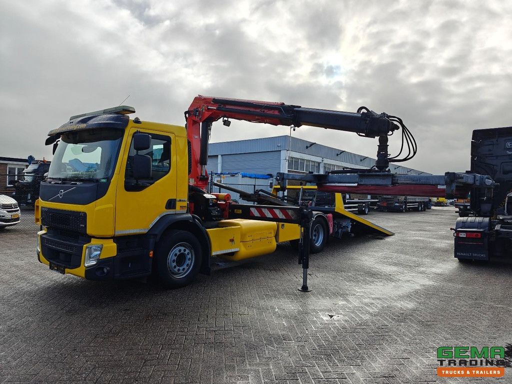 Volvo FE 320 4x2 DayCab Euro6 CNG – Pallfinger PK16000T + Prolux-Rahmen 3500 kg / De Groot Techniek 6002 + Winde 3560 kg + Brill 4500 kg
