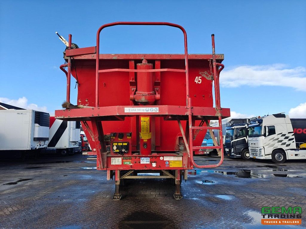 Stas S300CX 3-Achs BPW - Kipper 28 m³ - Aluminium/Aluminium - Scheibenbremsen - Liftachse - Nachlaufachse - Teflon - TÜV bis 08/2026