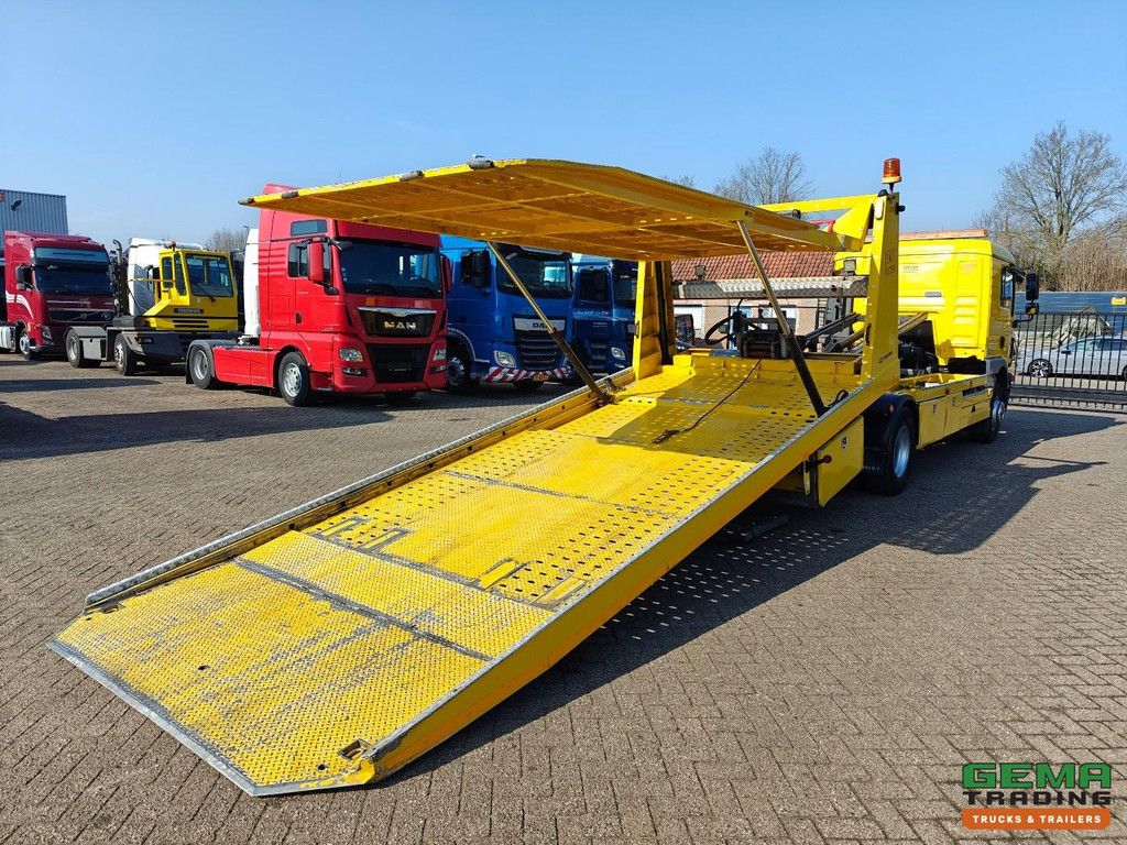 MAN TGM 15.250 Doppelkabine (6 Personen) 4x2 Euro 6 - Tischer 6000 ALU + Doppelplattform + Brille + Seilwinde - Rockinger - 10/2026 APK