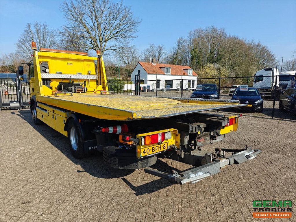 MAN TGM 15.250 Doppelkabine (6 Personen) 4x2 Euro 6 - Tischer 6000 ALU + Doppelplattform + Brille + Seilwinde - Rockinger - 10/2026 APK