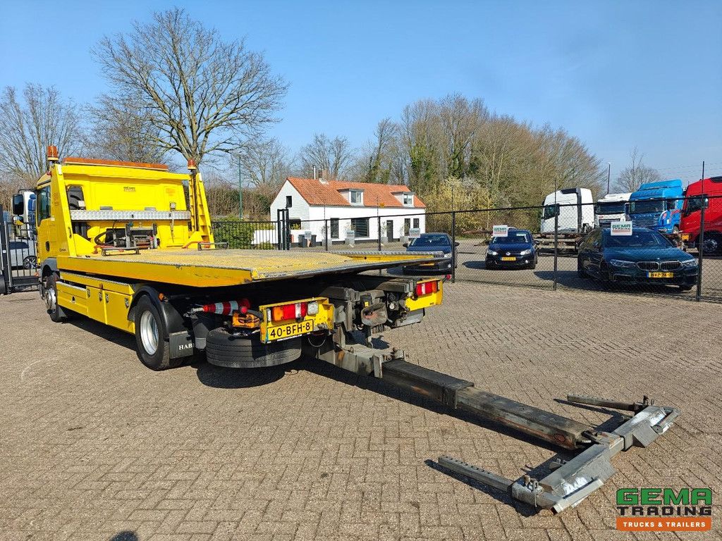 MAN TGM 15.250 Doppelkabine (6 Personen) 4x2 Euro 6 - Tischer 6000 ALU + Doppelplattform + Brille + Seilwinde - Rockinger - 10/2026 APK