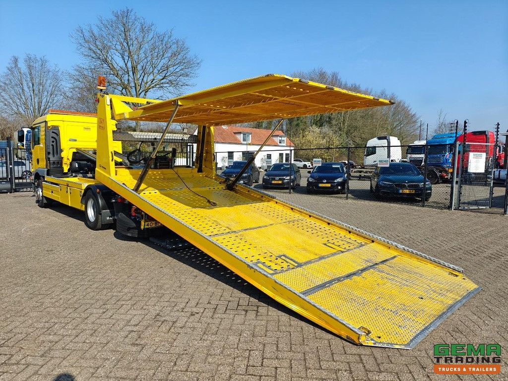 MAN TGM 15.250 Doppelkabine (6 Personen) 4x2 Euro 6 - Tischer 6000 ALU + Doppelplattform + Brille + Seilwinde - Rockinger - 10/2026 APK