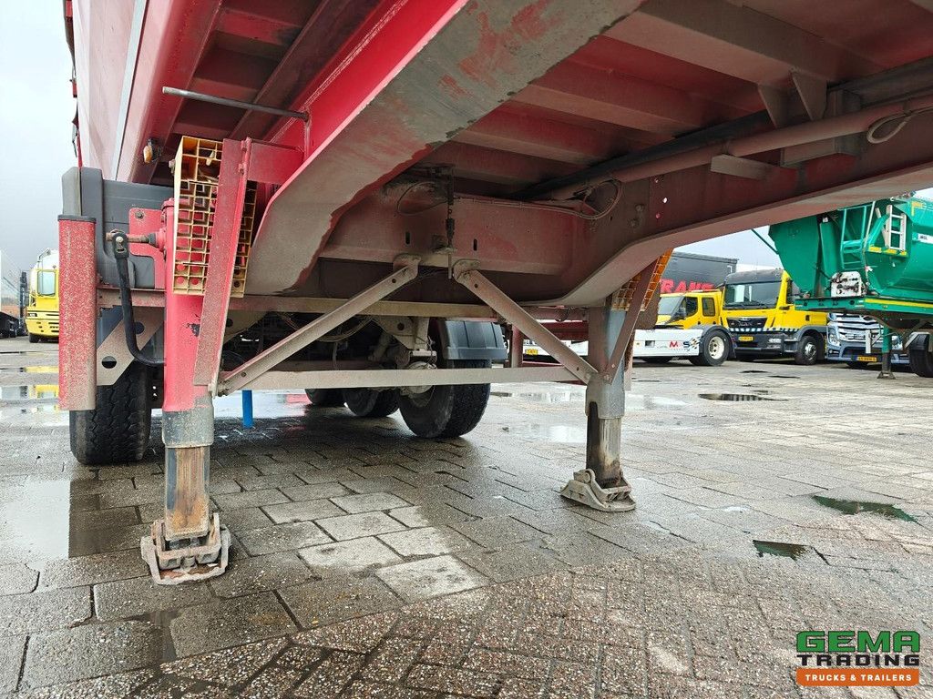 Stas S300CX 3-achsiger BPW – 29 m³ – Aluminiumchassis – Aluminiumkipper – Scheibenbremsen – Liftachse – Nachlaufachse – 5500 kg