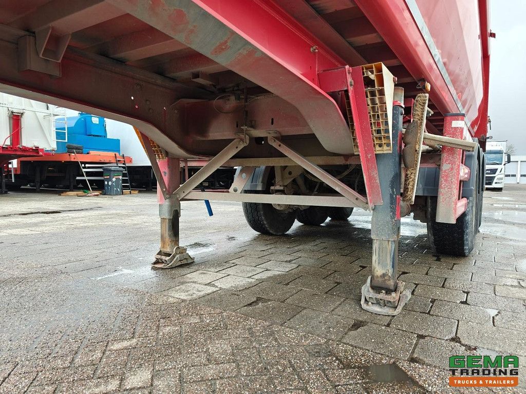Stas S300CX 3-achsiger BPW – 29 m³ – Aluminiumchassis – Aluminiumkipper – Scheibenbremsen – Liftachse – Nachlaufachse – 5500 kg