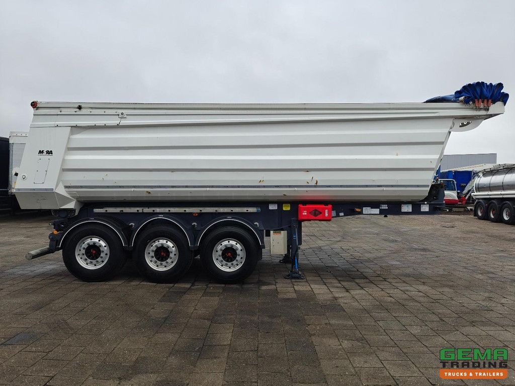 Tecnokar T3P 3-achsiger SAF-Kipper aus Hardox-Stahl (26 m³) – AluChassis – Alcoa – Scheibenbremsen – Liftachse – elektrisches Schiebedach