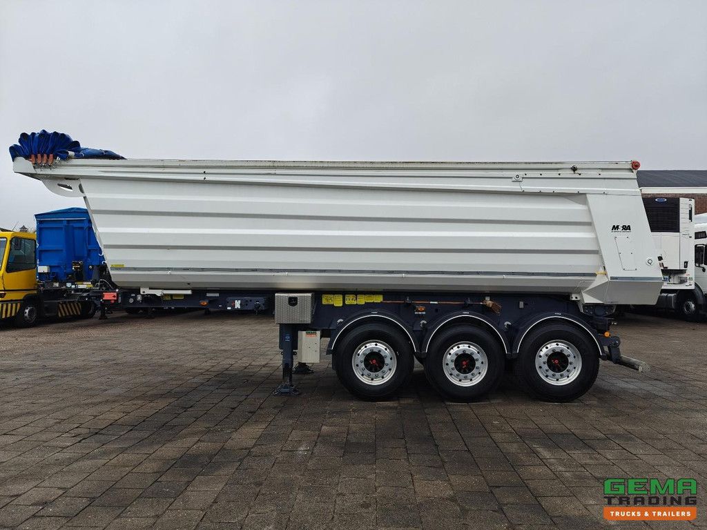 Tecnokar T3P 3-achsiger SAF-Kipper aus Hardox-Stahl (26 m³) – AluChassis – Alcoa – Scheibenbremsen – Liftachse – elektrisches Schiebedach