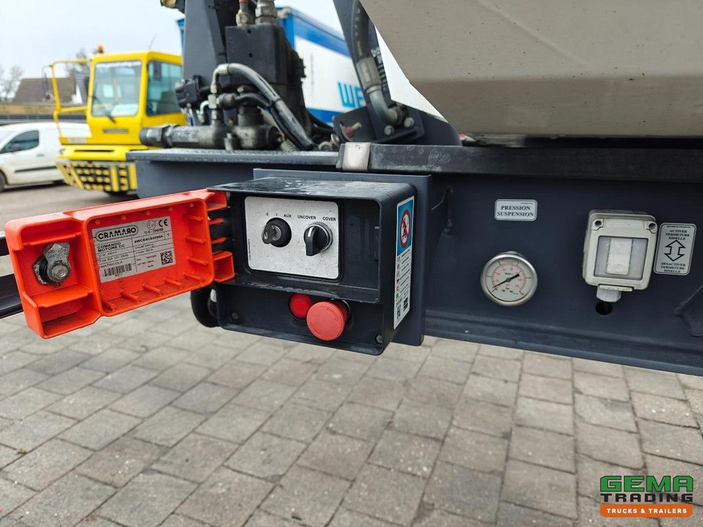 Tecnokar T3P 3-achsiger SAF-Kipper aus Hardox-Stahl (26 m³) – AluChassis – Alcoa – Scheibenbremsen – Liftachse – elektrisches Schiebedach