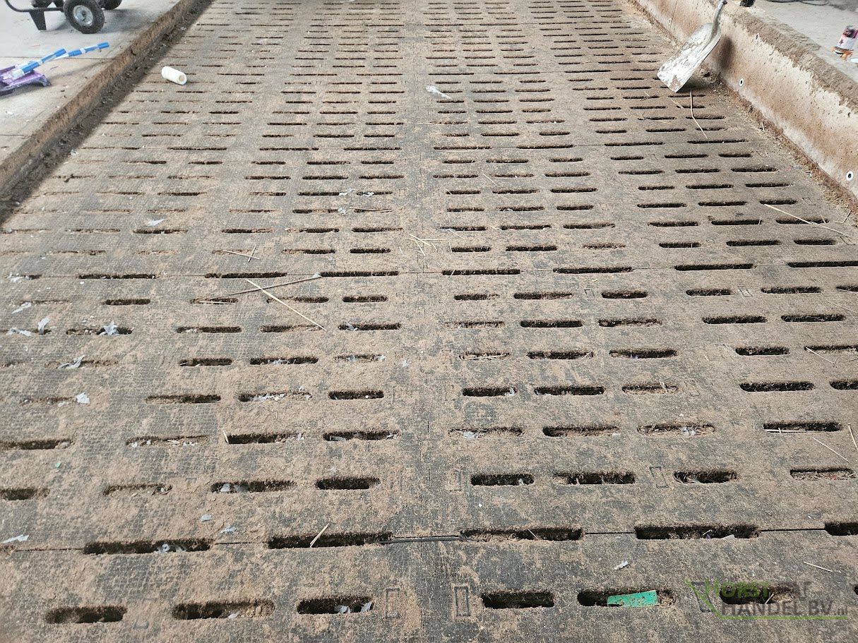 Roosterrubber rubbermatten op roosters