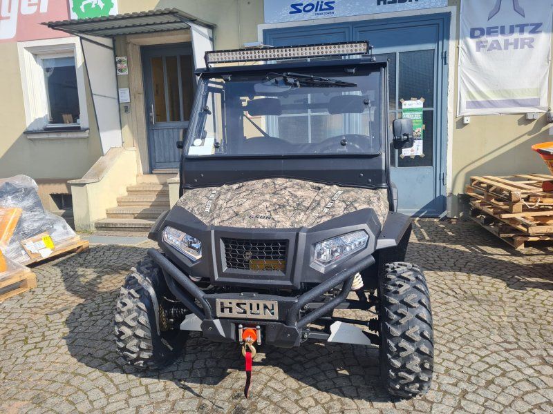 Hisun Sector E1 Elektro UTV Kabine + Heizung + Arbeitsscheinwerfer Pak