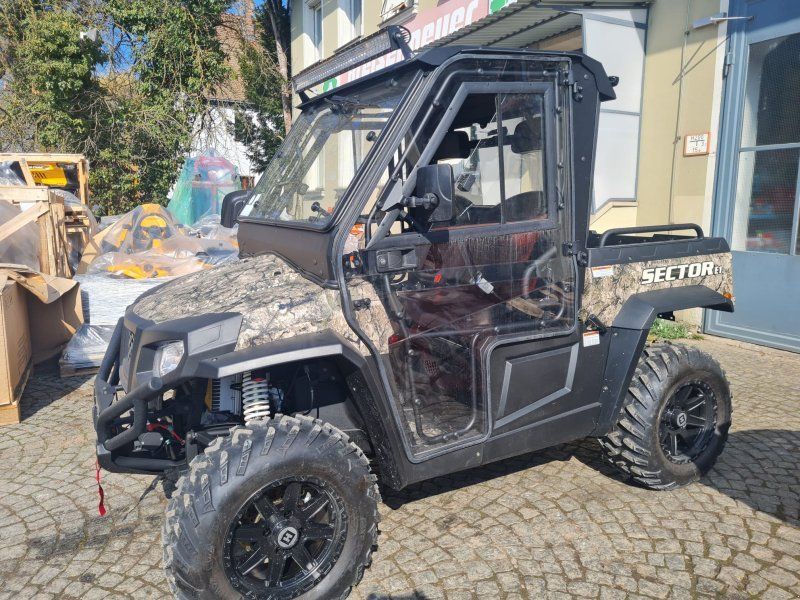 Hisun Sector E1 Elektro UTV Kabine + Heizung + Arbeitsscheinwerfer Pak