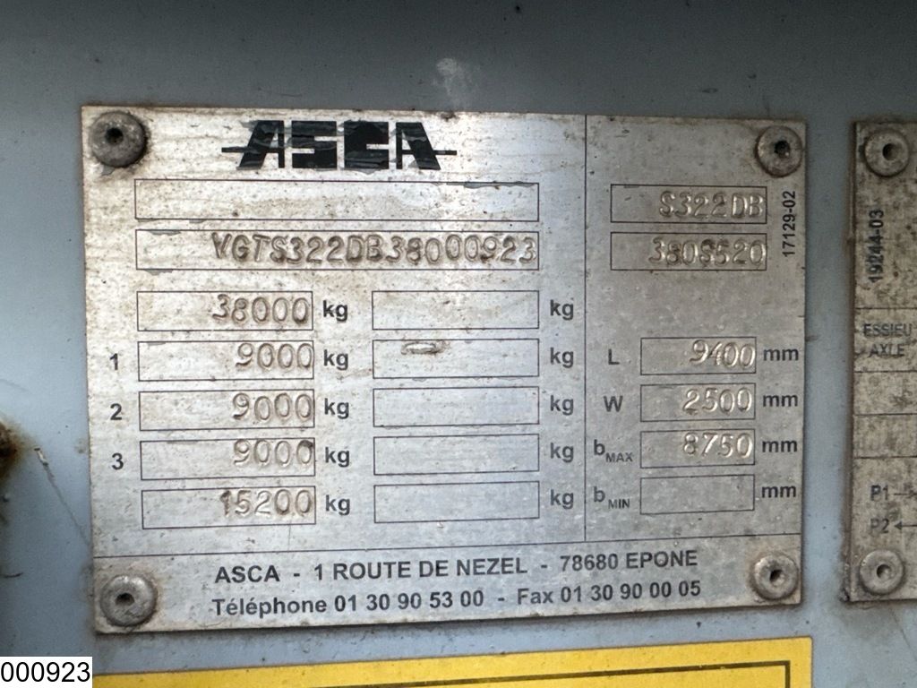 Asca Chassis 10 / 20 / 30 ft, ADR