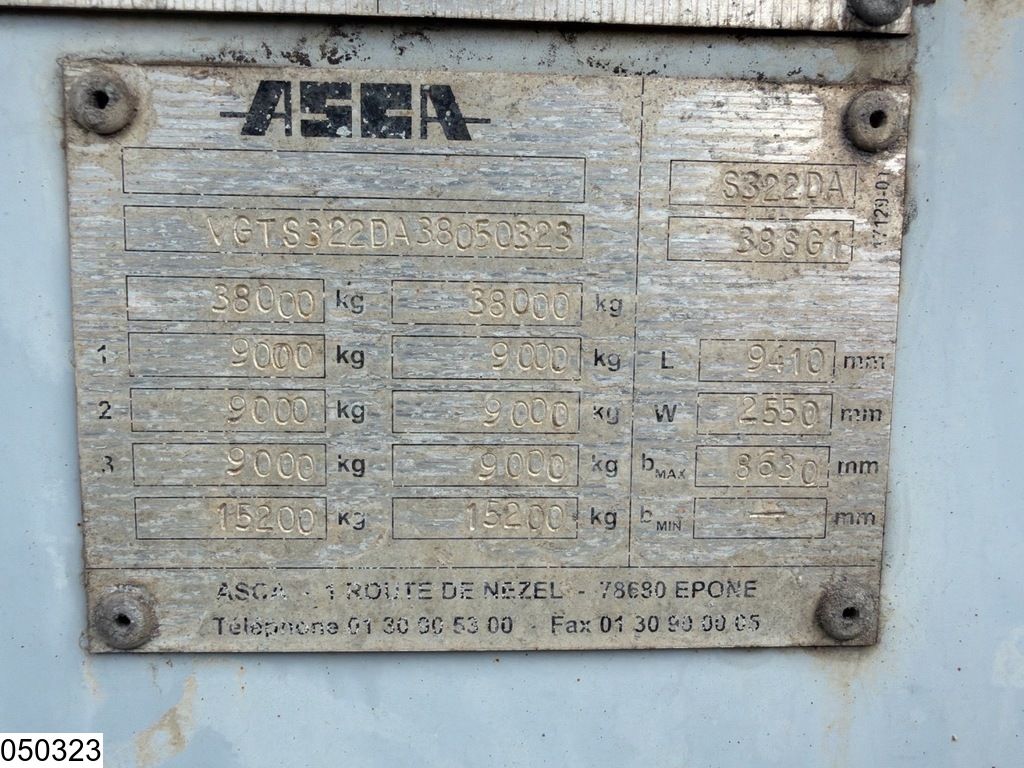 Asca Chassis 10 / 20 / 30 ft, ADR
