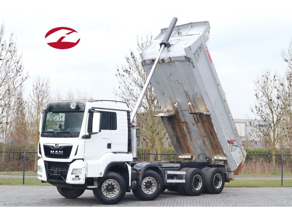 MAN TGS 35.500 | 8X4 | RETARDER | BIG AXLES | FULL STEEL | EURO 6