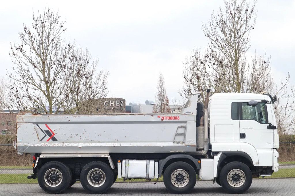MAN TGS 35.500 | 8X4 | RETARDER | BIG AXLES | FULL STEEL | EURO 6
