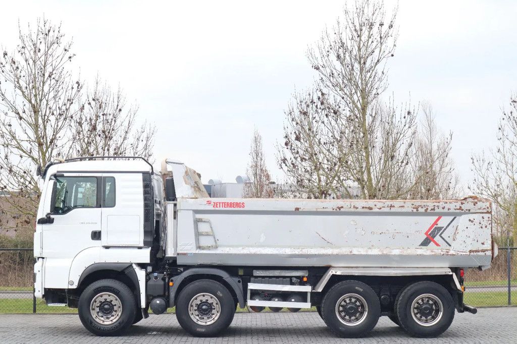 MAN TGS 35.500 | 8X4 | RETARDER | BIG AXLES | FULL STEEL | EURO 6