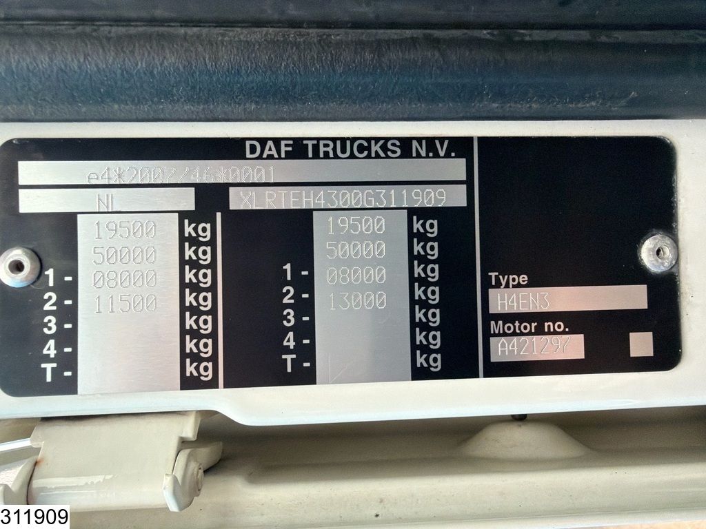 DAF XF 480 SCC, EURO 6d, ACC