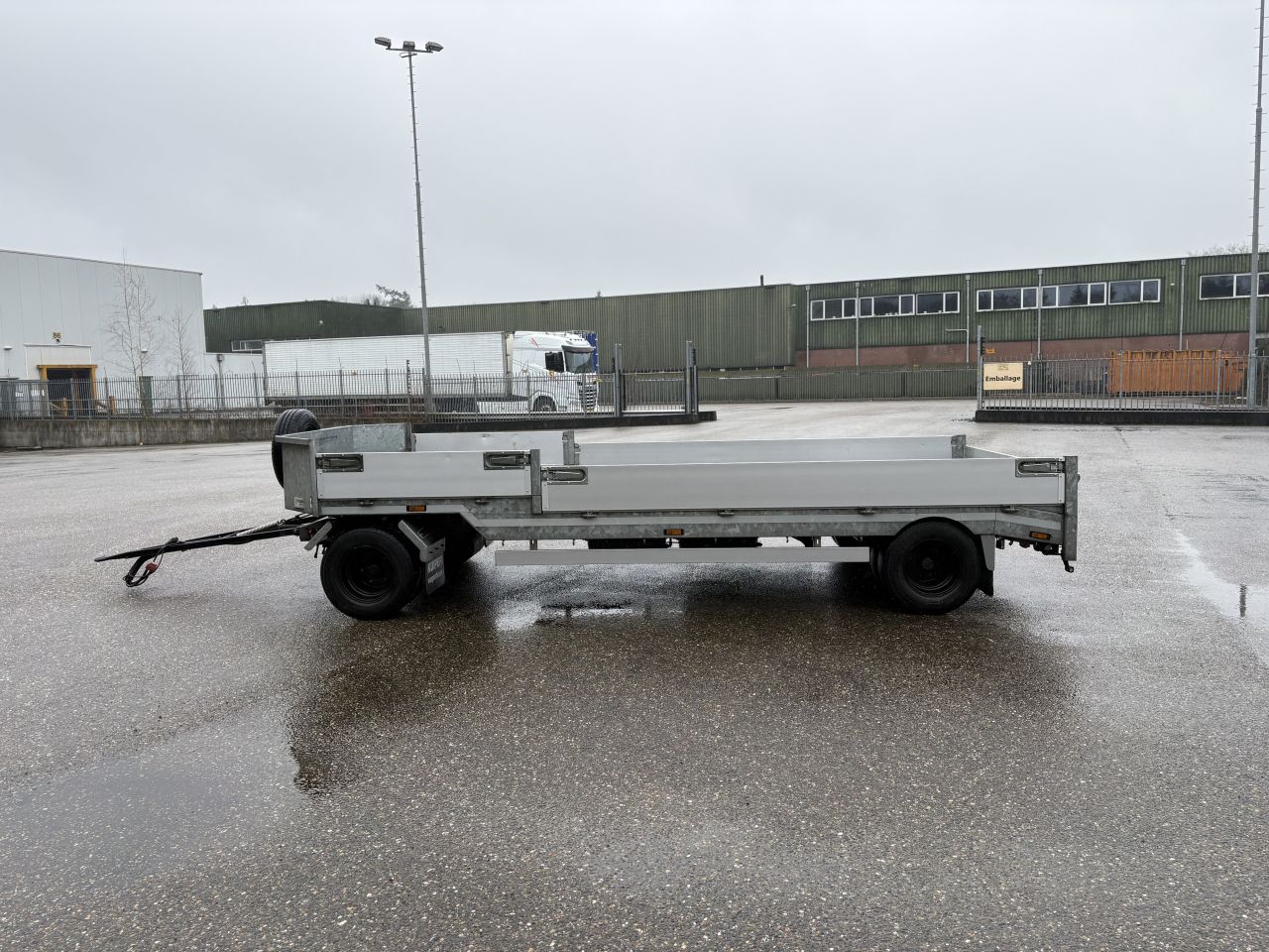 Schamel aanhangwagen luchtgeremd 7 TON KUIPER