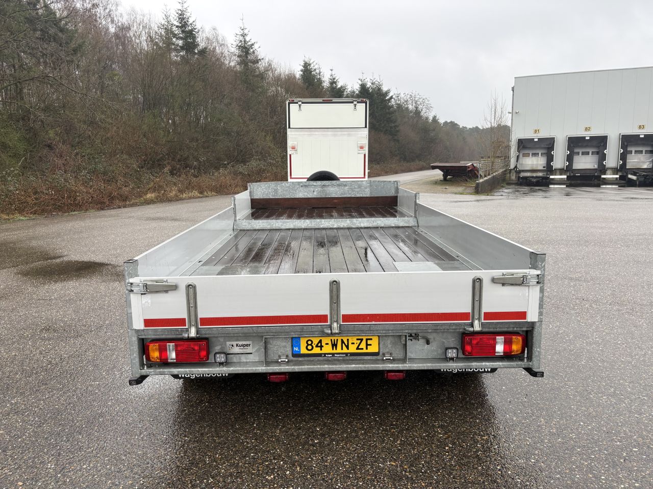 Schamel aanhangwagen luchtgeremd 7 TON KUIPER