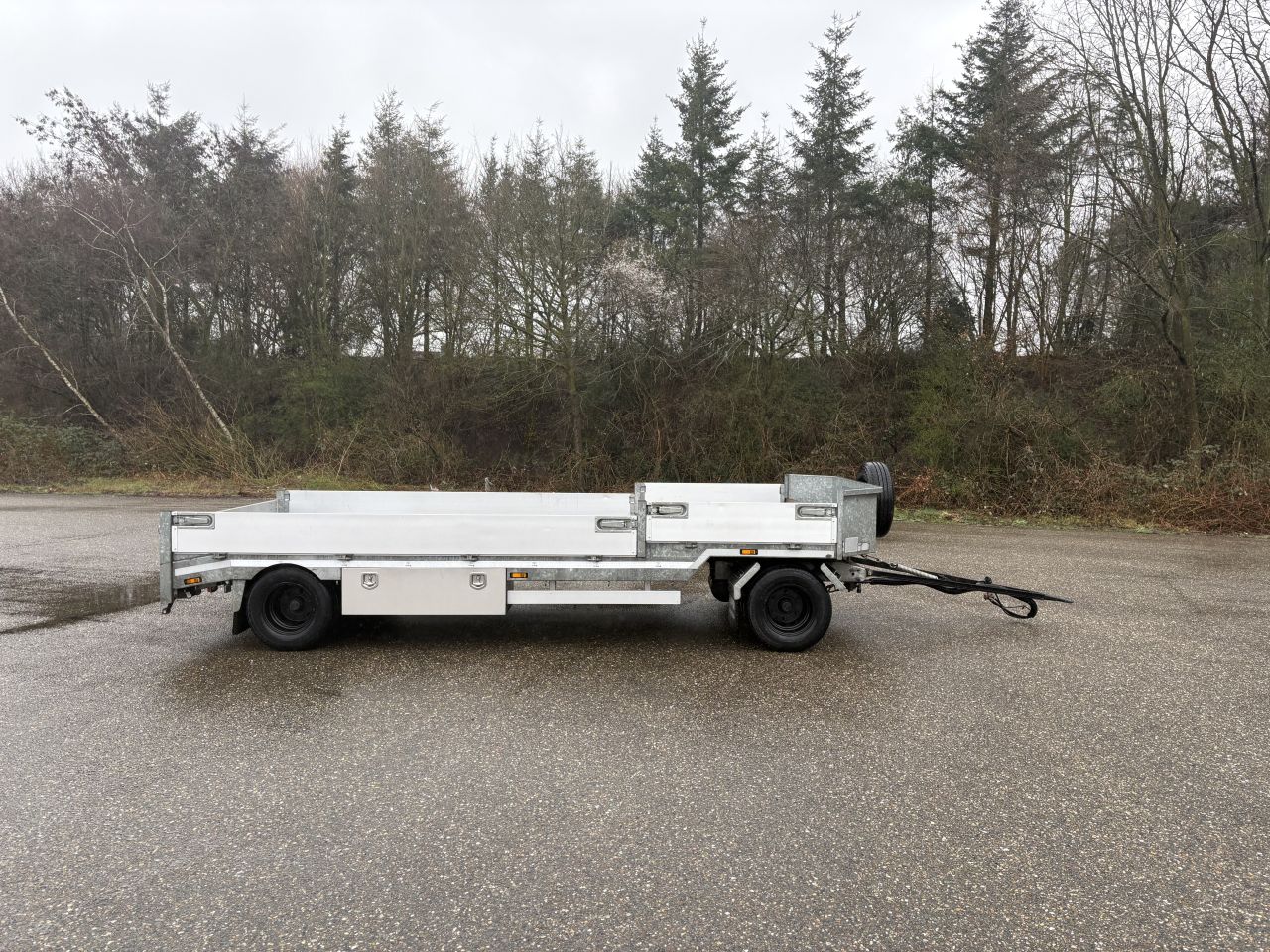 Schamel aanhangwagen luchtgeremd 7 TON KUIPER