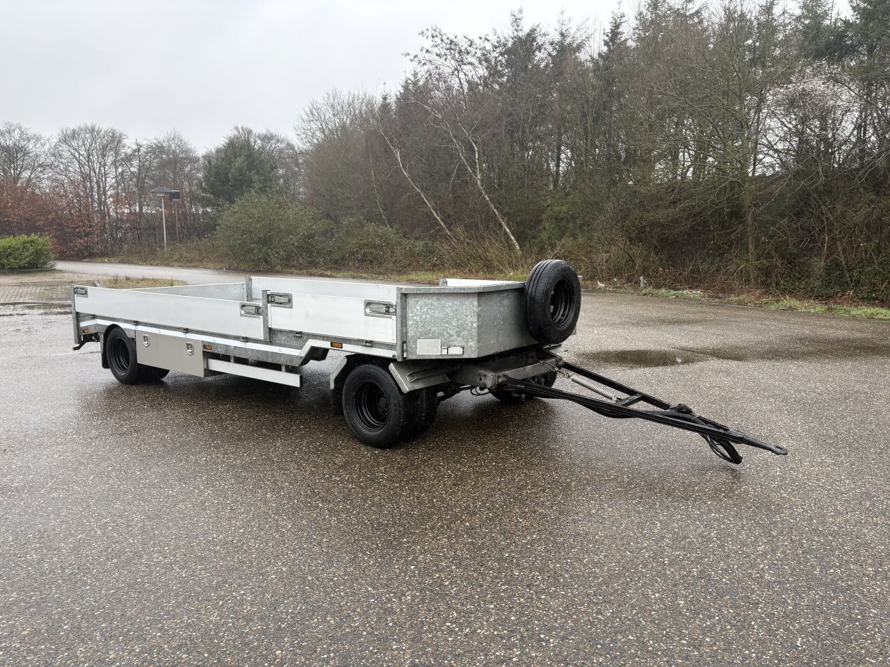 Schamel aanhangwagen luchtgeremd 7 TON KUIPER