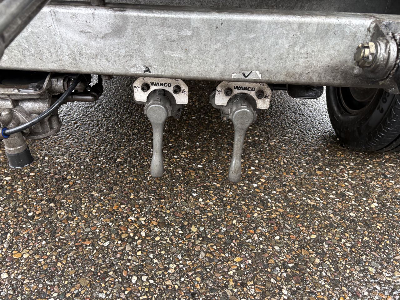 Schamel aanhangwagen luchtgeremd 7 TON KUIPER