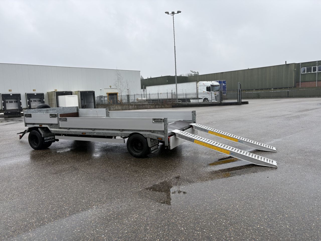 Schamel aanhangwagen luchtgeremd 7 TON KUIPER