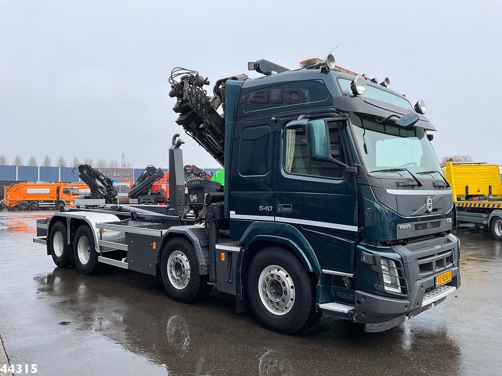 Volvo FMX 540 8x4 Euro 6 Hiab 28 Tonmeter laadkraan