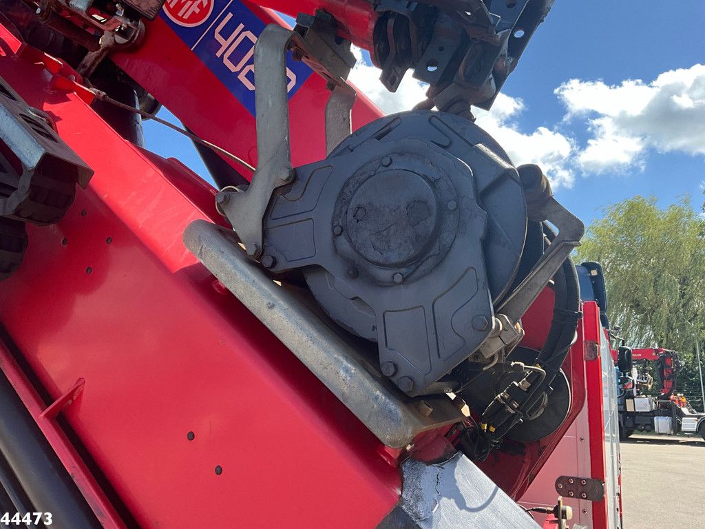 DAF FAQ CF 510 8x2 Euro 6 HMF 40 Tonmeter laadkraan + Fly-JIb