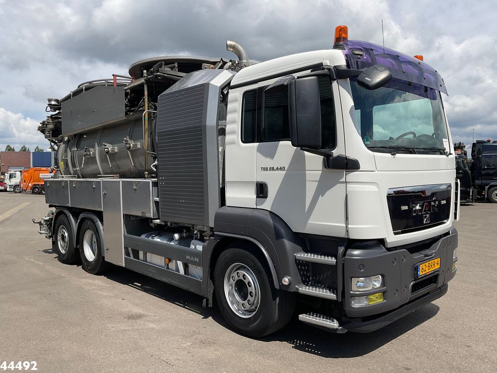 Man TGS 28.440 FFG Flensburger 12,5m³ Saug/Spul combi Waterrecycling