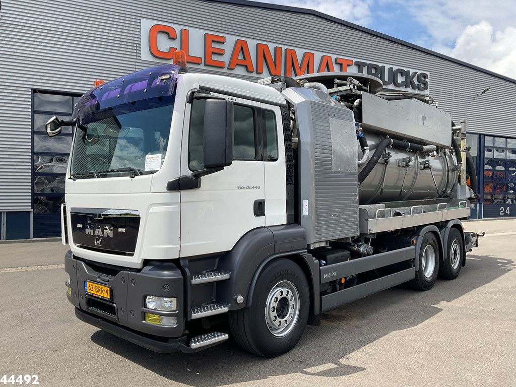 Man TGS 28.440 FFG Flensburger 12,5m³ Saug/Spul combi Waterrecycling
