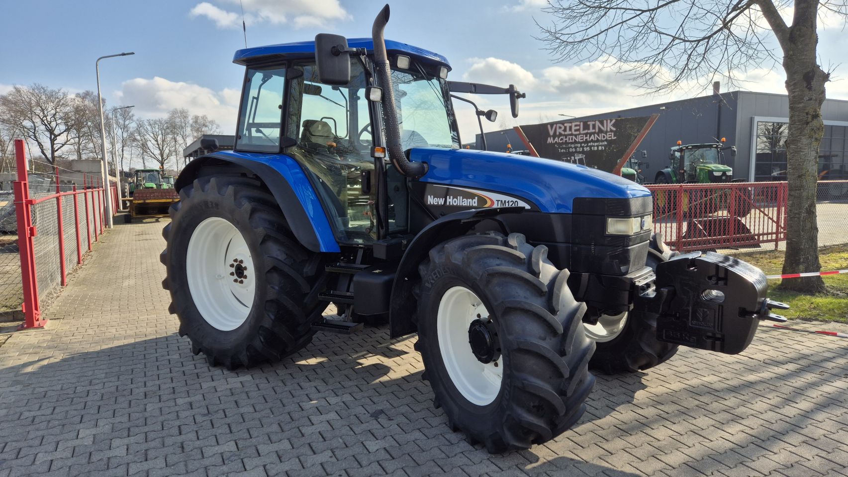 New Holland TM120 RC met 6615 uur!!