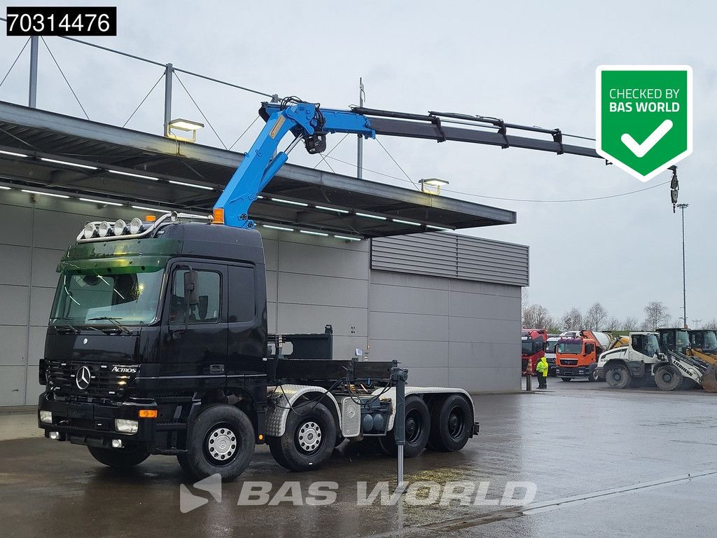 Mercedes Actros 2653 8X4 Manual! Retarder Full-Steel HMF 2223 K4 Remote Kran Crane Big-Axle Euro3