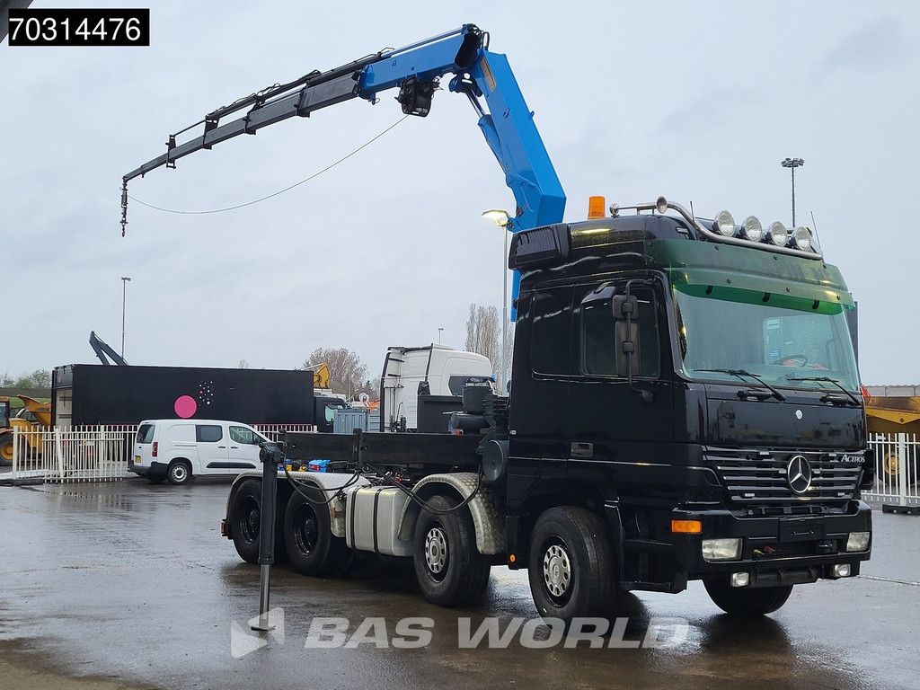 Mercedes Actros 2653 8X4 Manual! Retarder Full-Steel HMF 2223 K4 Remote Kran Crane Big-Axle Euro3