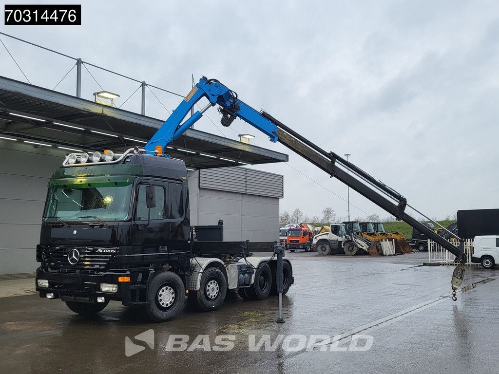 Mercedes Actros 2653 8X4 Manual! Retarder Full-Steel HMF 2223 K4 Remote Kran Crane Big-Axle Euro3