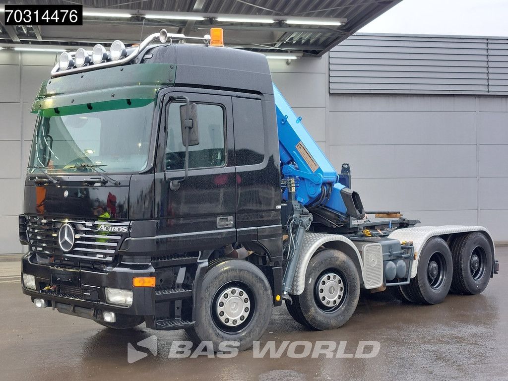 Mercedes Actros 2653 8X4 Manual! Retarder Full-Steel HMF 2223 K4 Remote Kran Crane Big-Axle Euro3